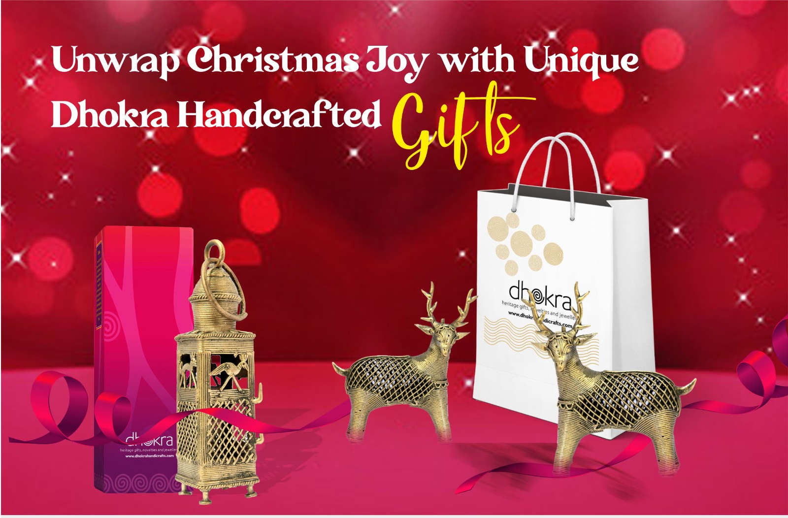 Christmas Joy with Unique Dhokra  Handcrafted Gift